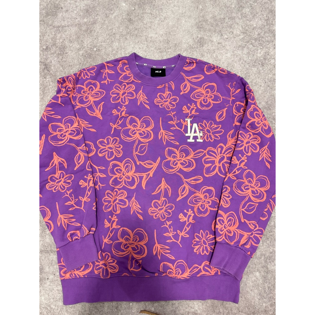MLB LA Floral Crewneck