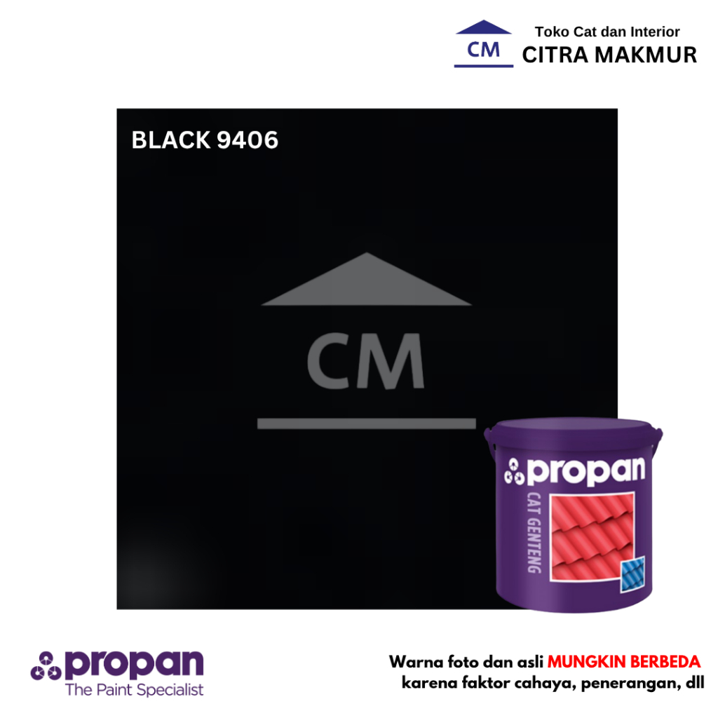 Propan CAT GENTENG 20 Kg - BLACK 9406