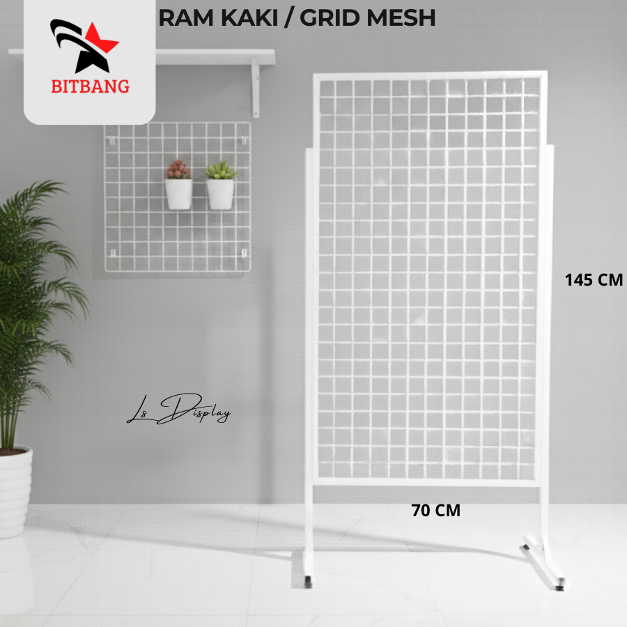 Standing Grid Aksesoris (70x145) | Ram Kaki Display Toko | RAM KAKI