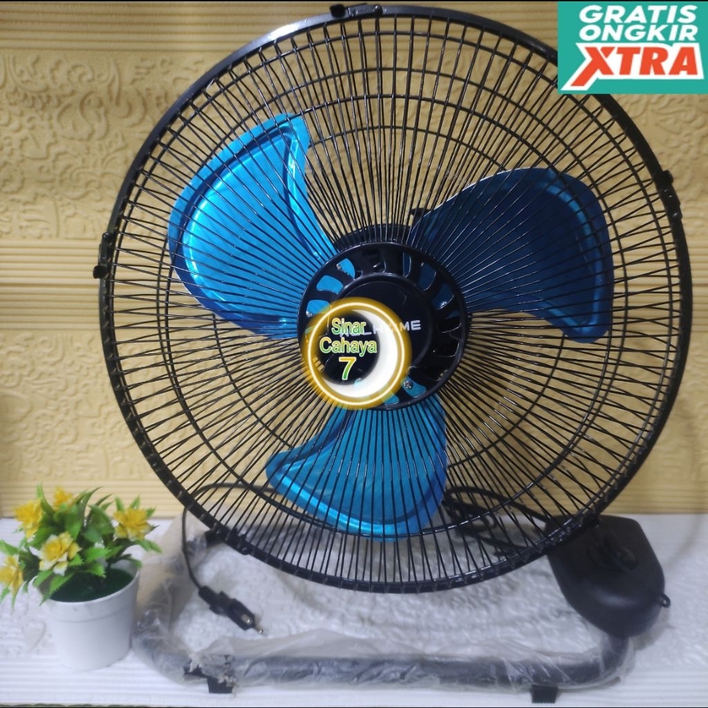 Kipas angin Besi Tornado Duduk/Dinding 10/12 inch WELHOME WH-1062M/WH1261M