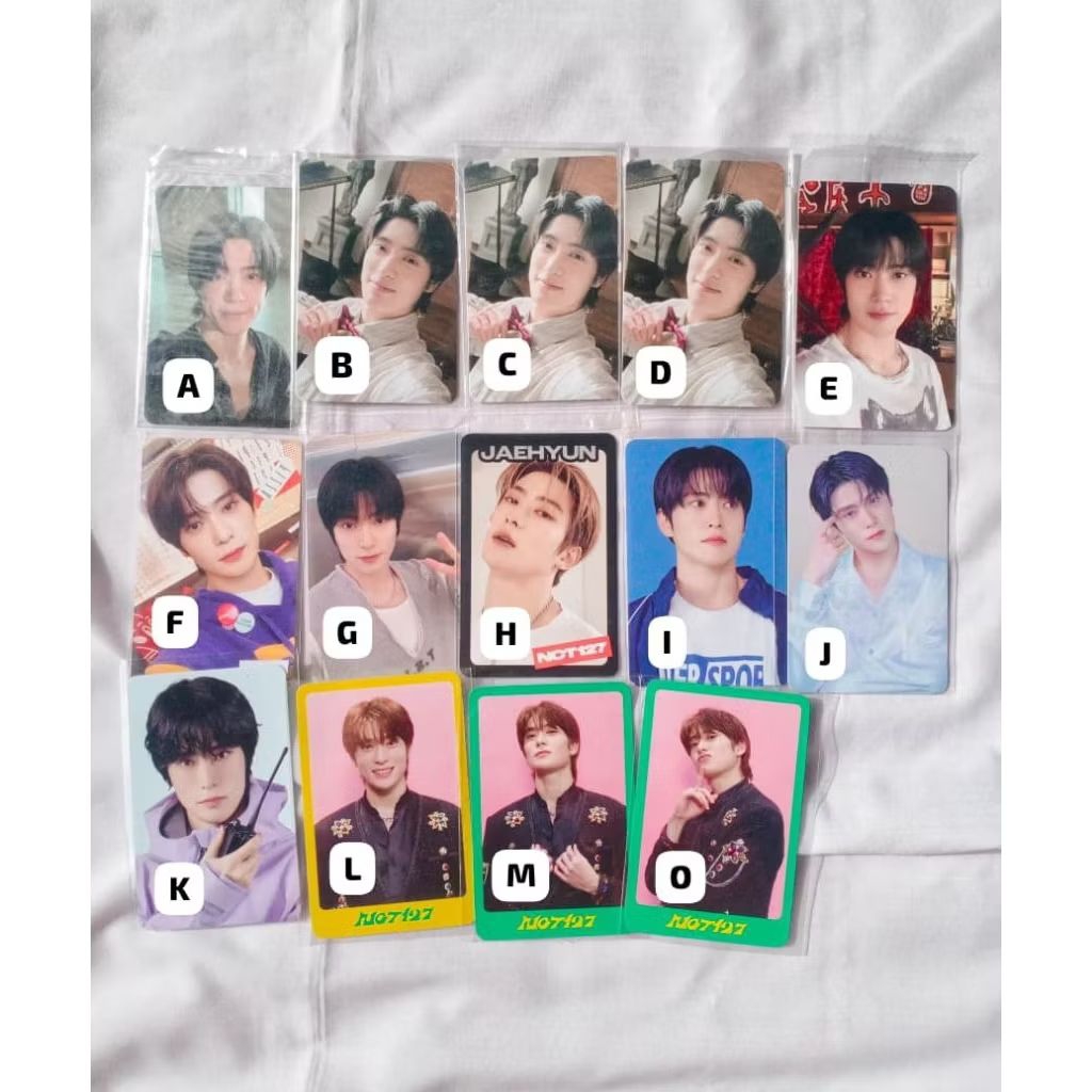 PHOTOCARD OFFICIAL JAEHYUN NCT 127 - POB ALBUM "J"  MONEY CLIP VER - PHOTOCARD DICON JAEHYUN - PHOTO