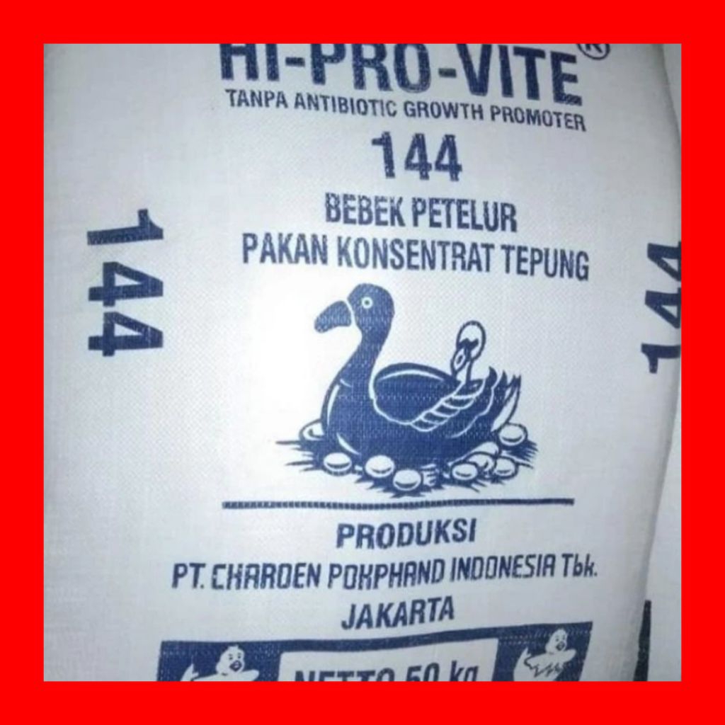 Pakan Bebek Petelur 144 / pakan itik petelur 144 500gr