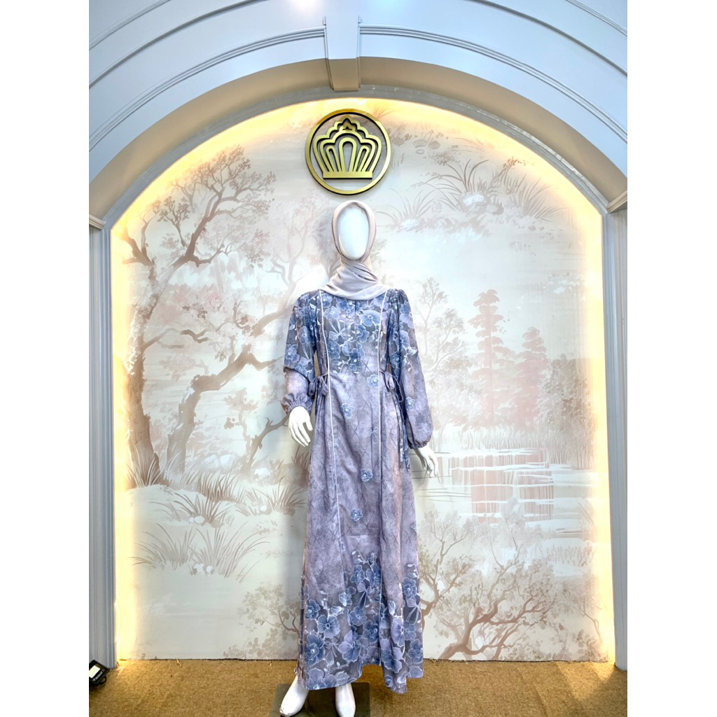 Qoni | Gaun Longdress Vanya | Gaun Simple | Gaun Elegan | Gaun Premium