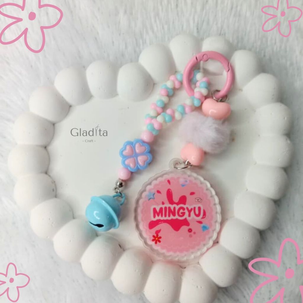 Keychain KPOP Nama IDOL SEVENTEEN BTS ENHYPEN TXT NCT CORTIS TWICE AESPA