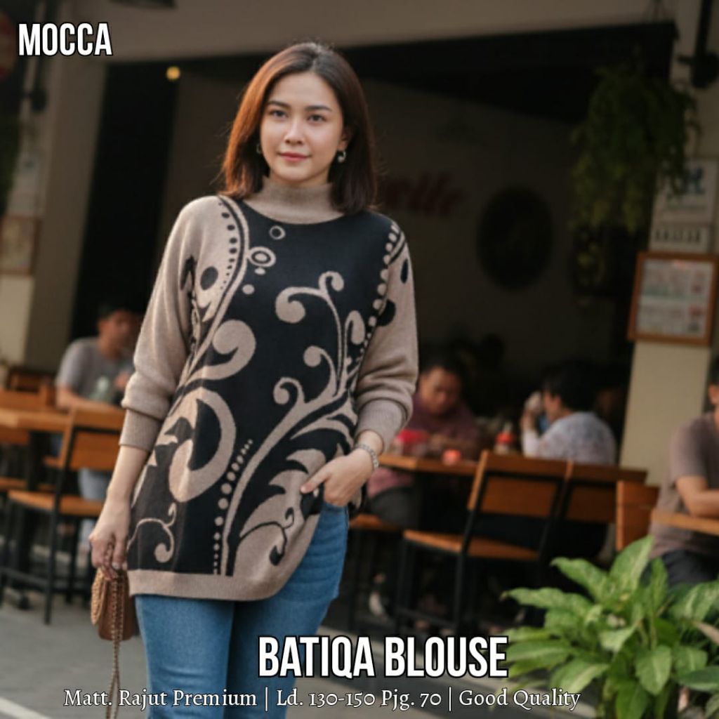 JUMBO LD 130 KAOS RAJUT BAJU WANITA