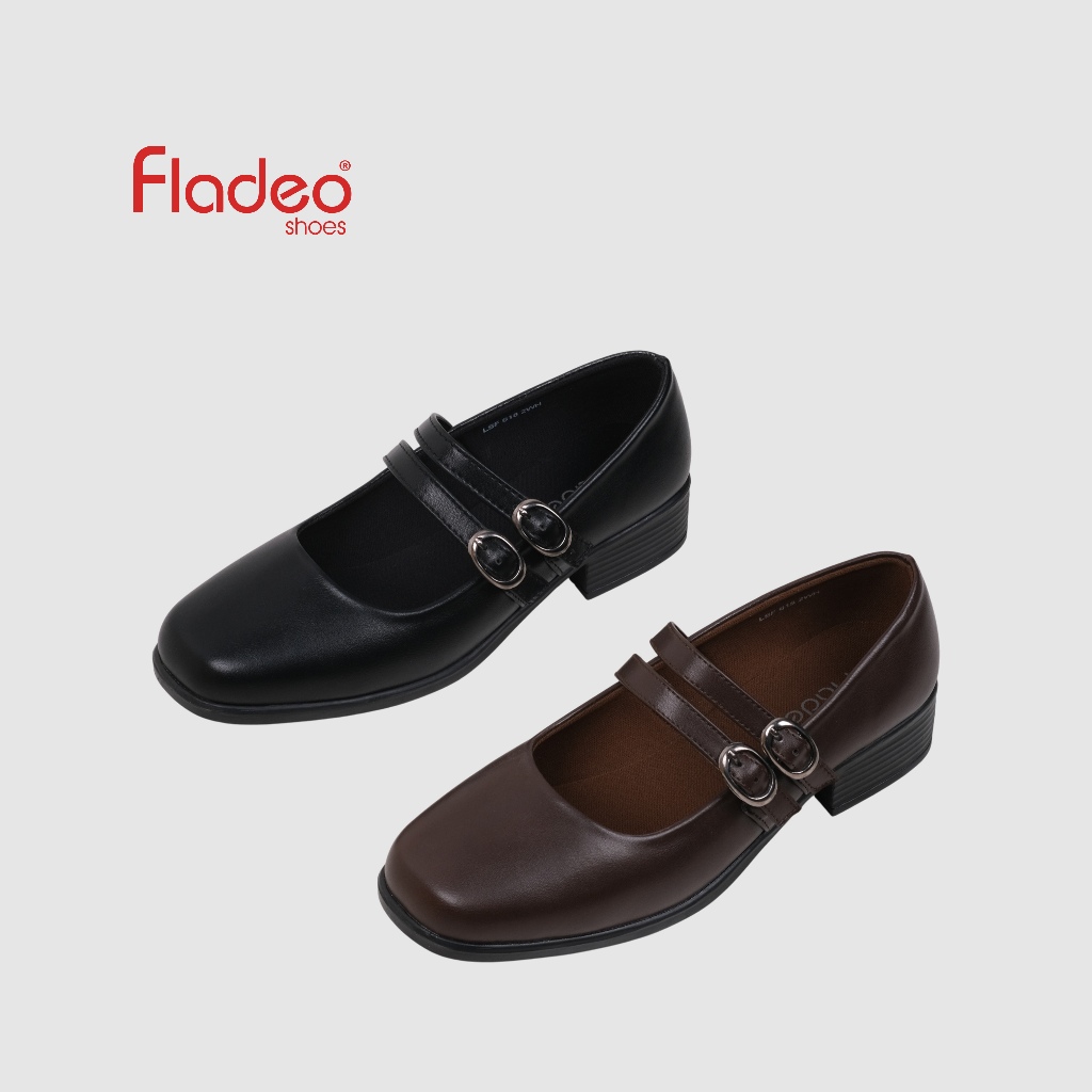 Fladeo K25/LSF618-2WH/Sepatu Pantofel Wanita [ Formal Shoes ]
