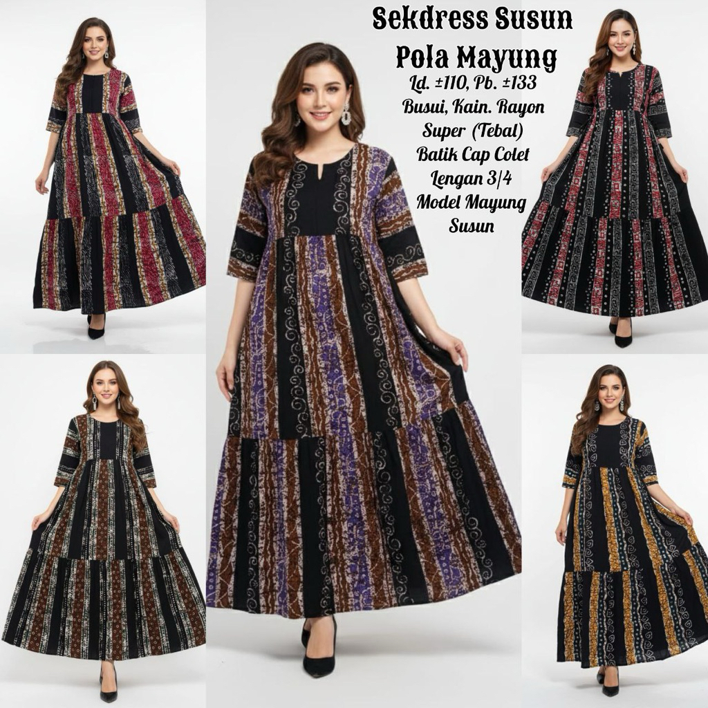 Daster sekdress susun payung