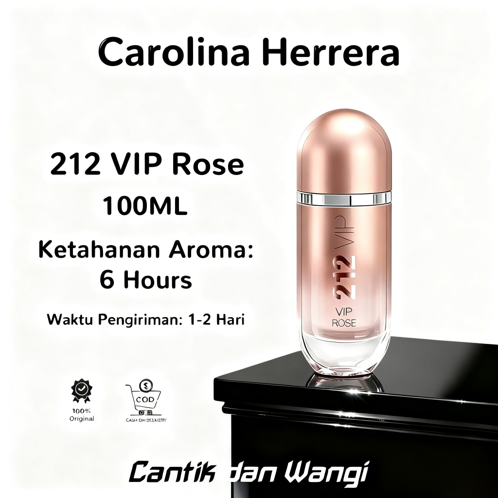Carolina Herrera 212 VIP Rose Women EDP 80ml