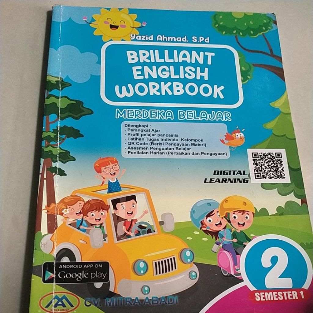 BRILLIANT ENGLISH WORKBOOK SD KELAS 2 SEMESTER 1 KURIKULUM MERDEKA