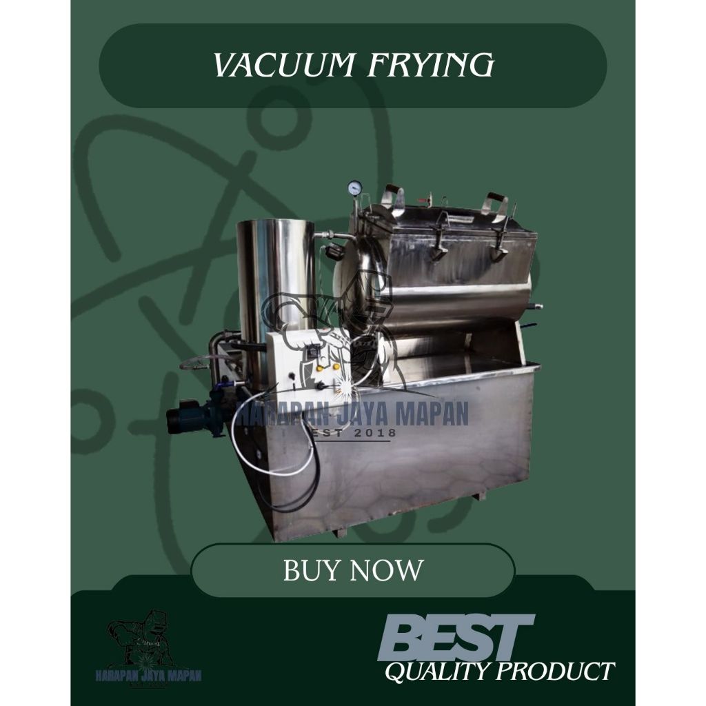 Mesin Vacuum Frying Keripik Buah Kapasitas 10 kg / proses