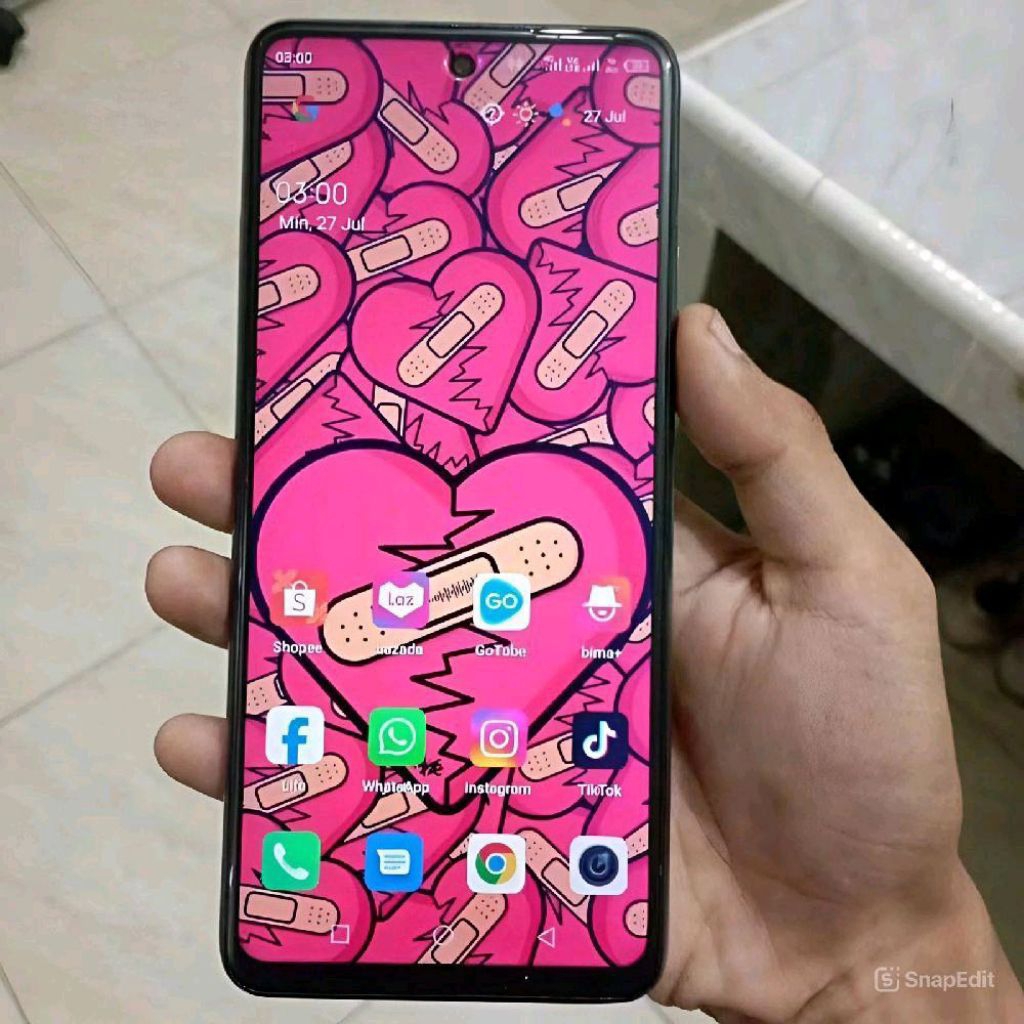 LCD Touchscreen Ori Copotan Infinix Note 10 Pro / Note 10 Pro Nfc