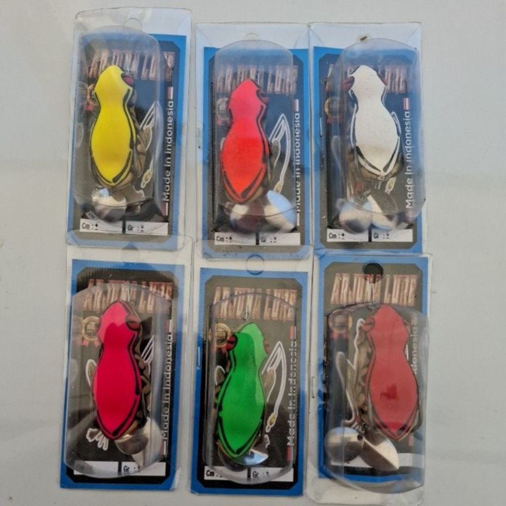 Umpan Softfrog bebek arjuna lure 6cm double blade