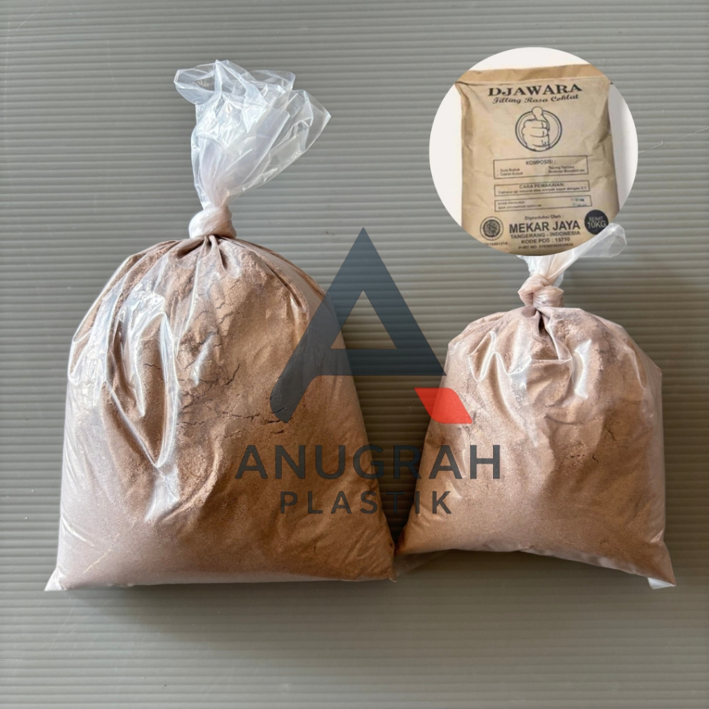 Anugrah Plastik Coklat Bubuk Djawara Repack | Filling Rasa Coklat