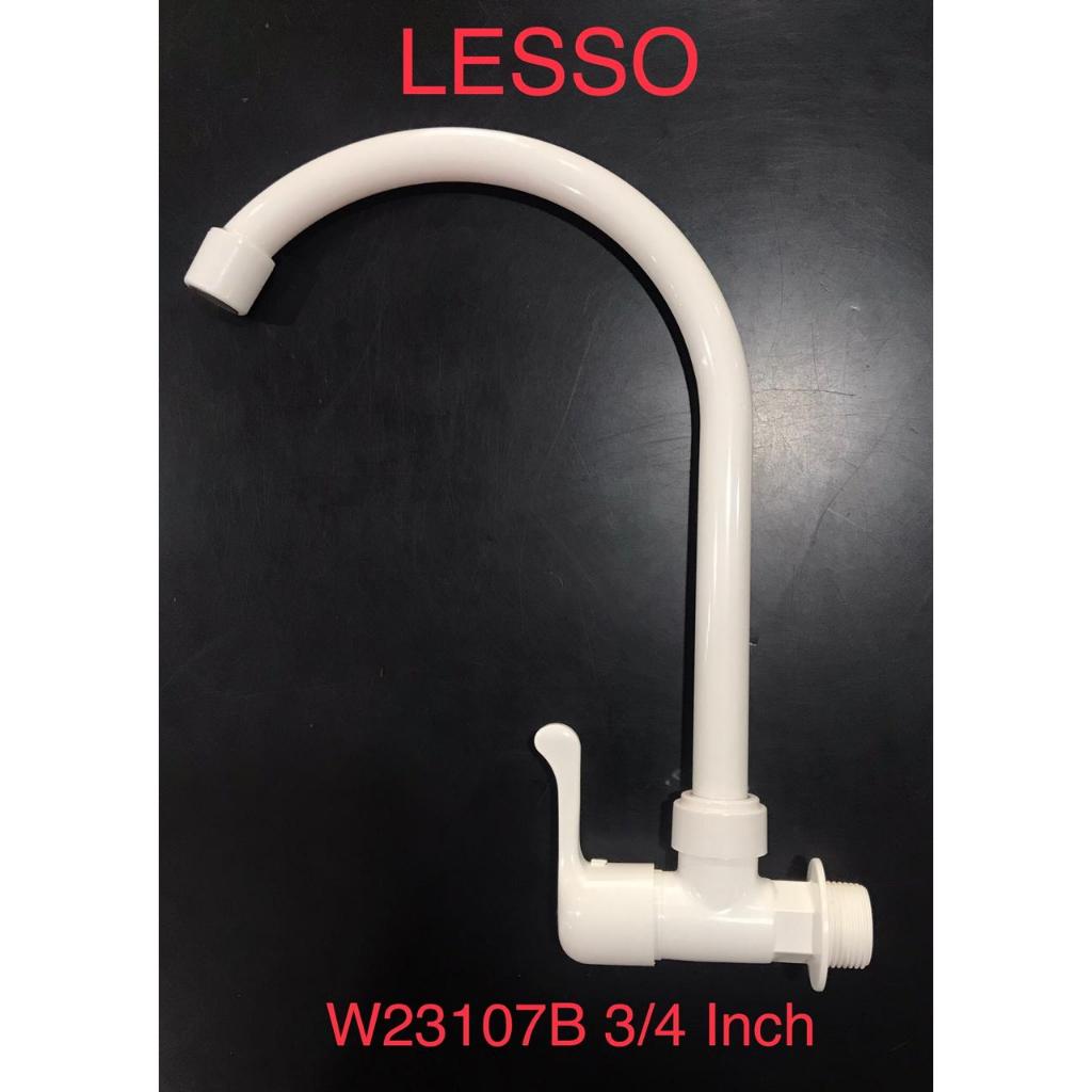 LESSO KRAN ANGSA/BCP TEMBOK PVC W23107B DN20 3/4 Inch