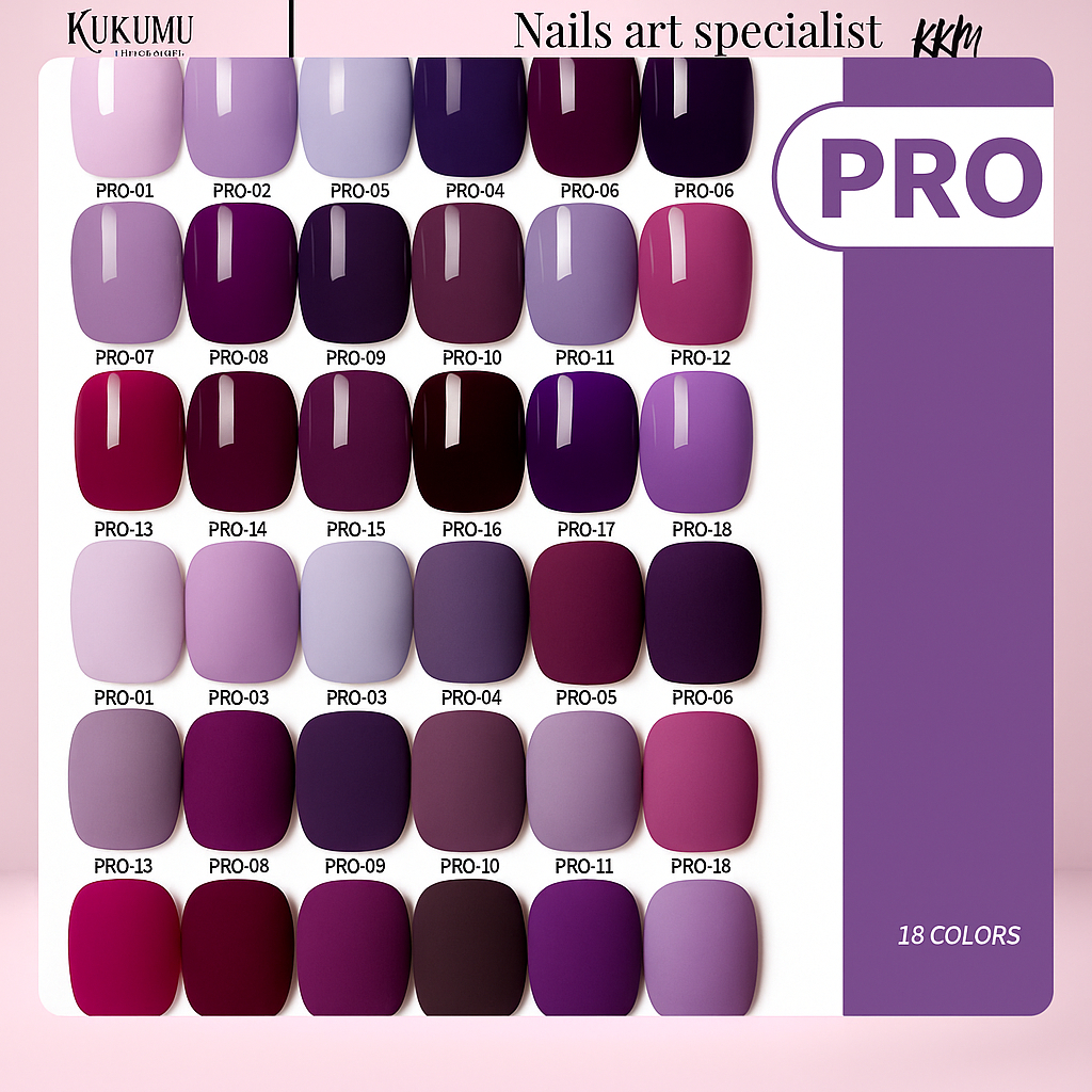 AS GEL Seri PRO 15ml Purple Lilac Series Gel Polish Best Seller / Kutek Gel Another Sexy Seri PRO Se