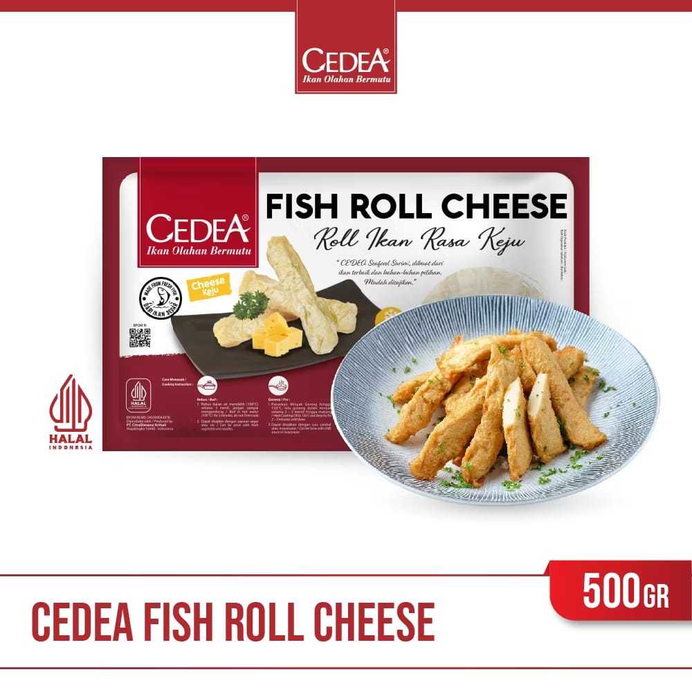 CEDEA FISH ROLL CHEESE [500G] / KEJU