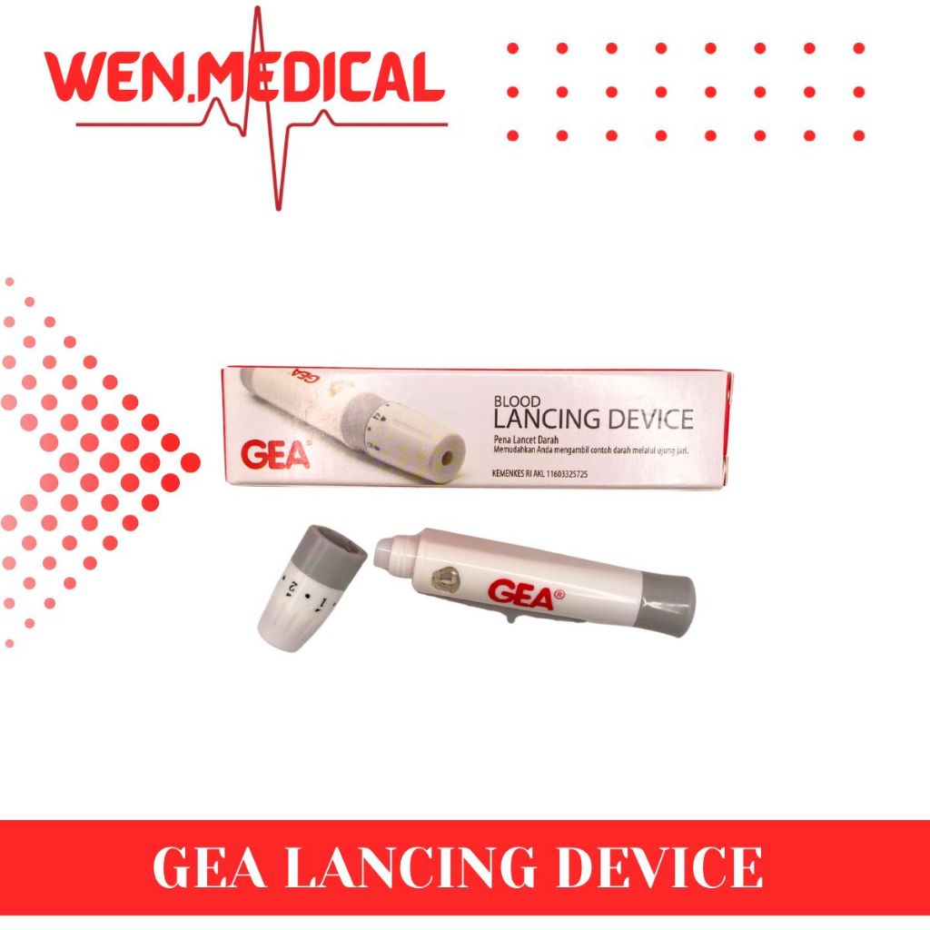 GEA Pen Lancing Device | GEA Pena Lancet | Gea Blood Lancing Device | Pena Bekam Pen Bekam