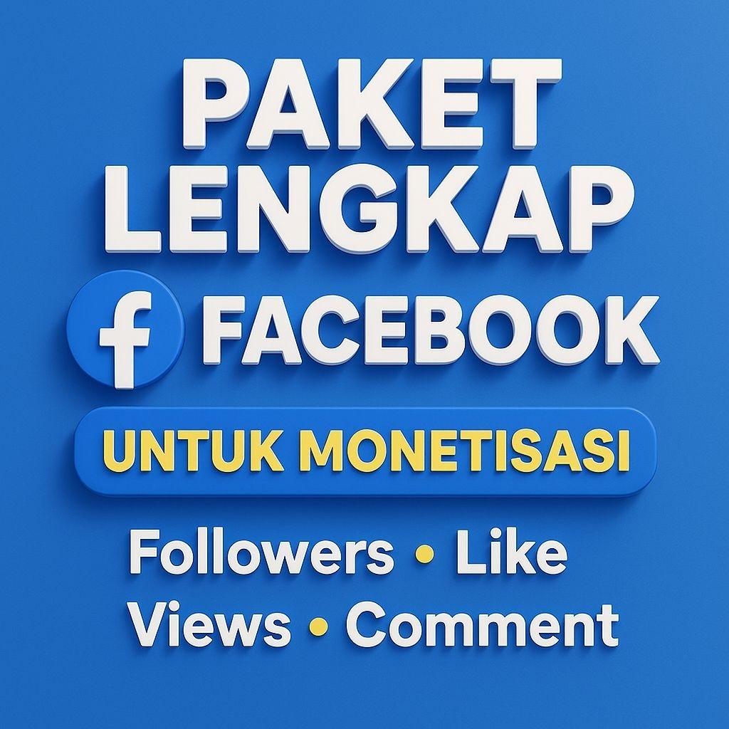 Followers Facebook Pengikut Facebook Like Facebook Views Facebook Comment Facebook Aman Monetisasi