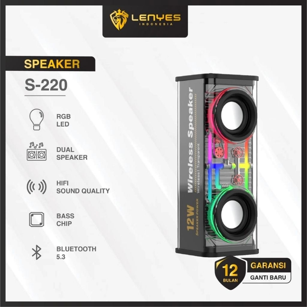 Speaker Lenyes S220 New Produk/ Super Keren