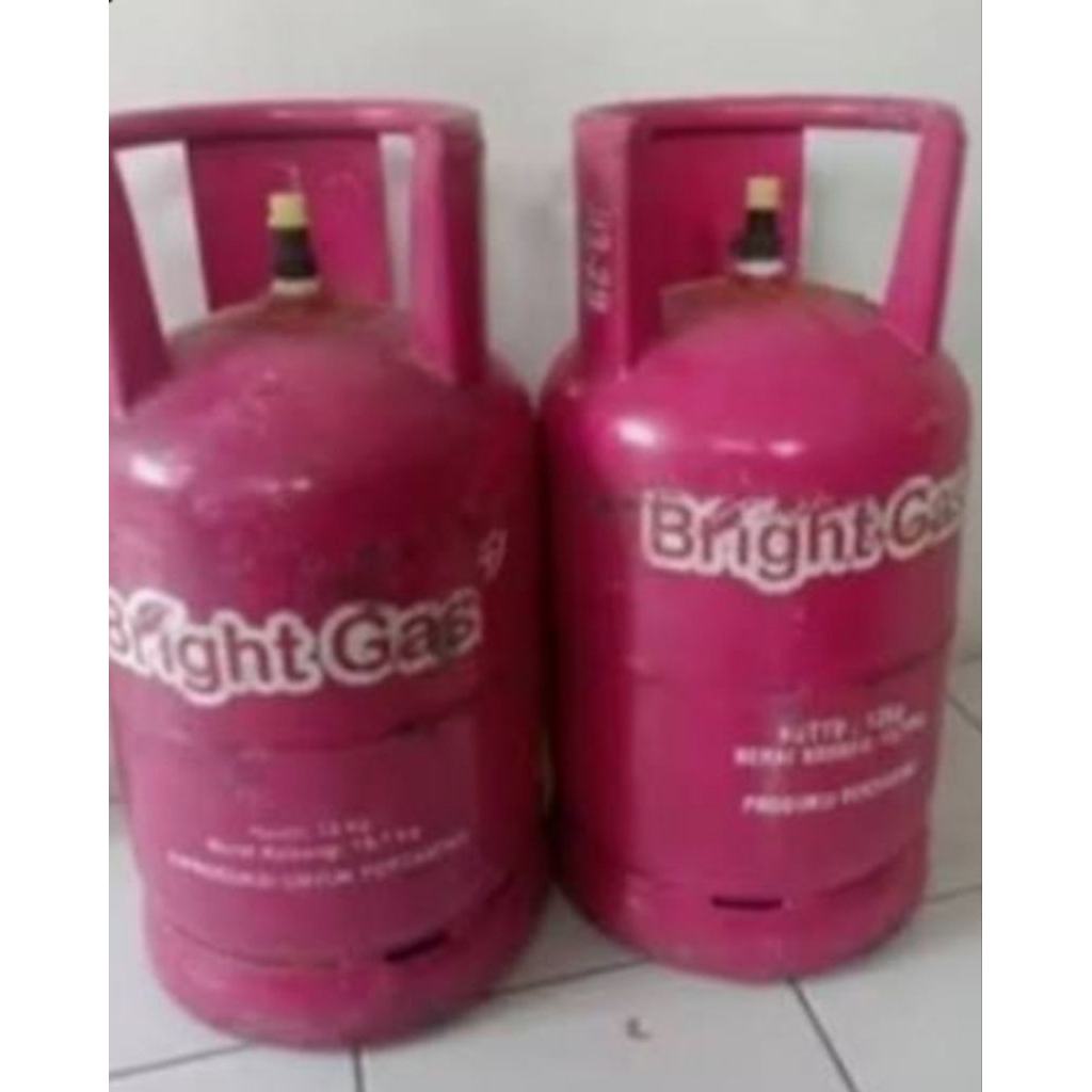 Tabung Bright Gas 12kg Pink Biru KOSONGAN Tabung Gas 12kg Kosong Tabung 12kg Tabung LPG 12kg