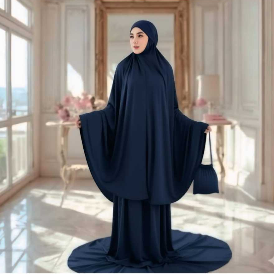 Mukena Jersey Jumbo Dagu Tertutup  mukena premium mukena cantik mukena terbaru 2024/mukenah jersey j