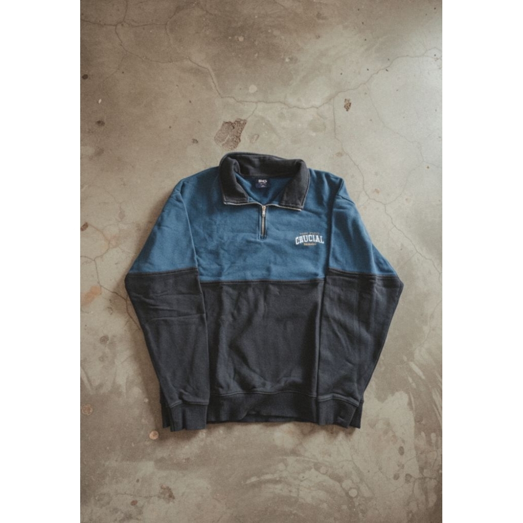 Half Zipper SPAO 2 Tone