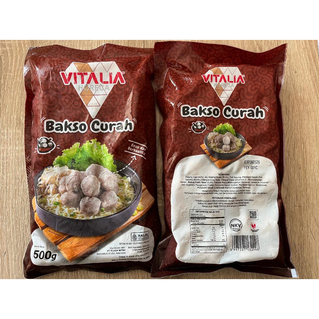 Vitalia Bakso Curah 500gr / Vitalia Horeca Bakso