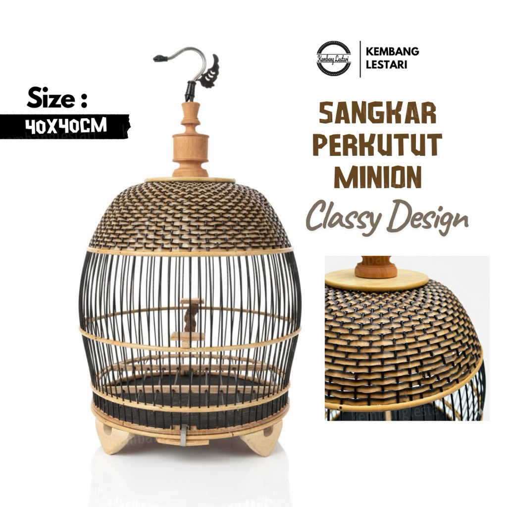 Sangkar Burung Perkutut Rajut Minion