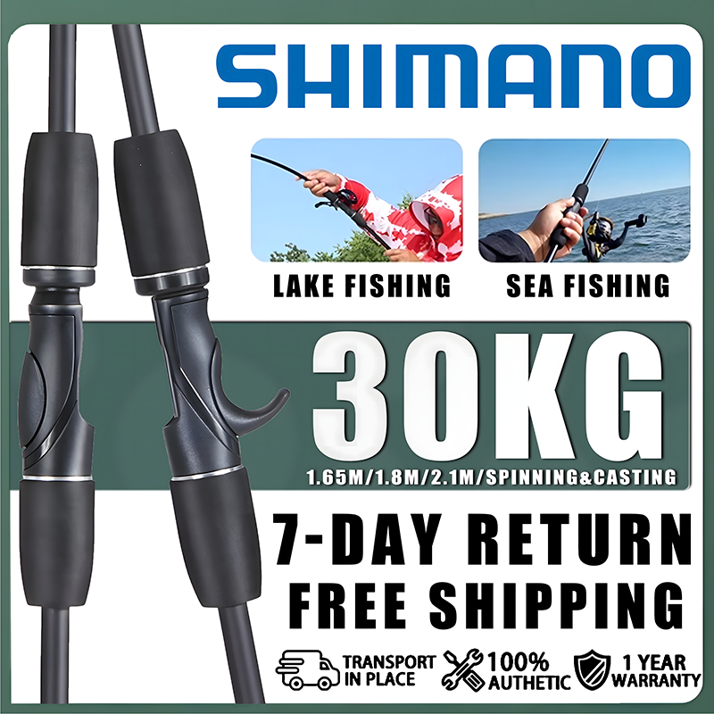 Spinning Joran Pancing UL Ultralight SHIMANO Tongkat pancing rod Fiber Solid Padat Super Lentur