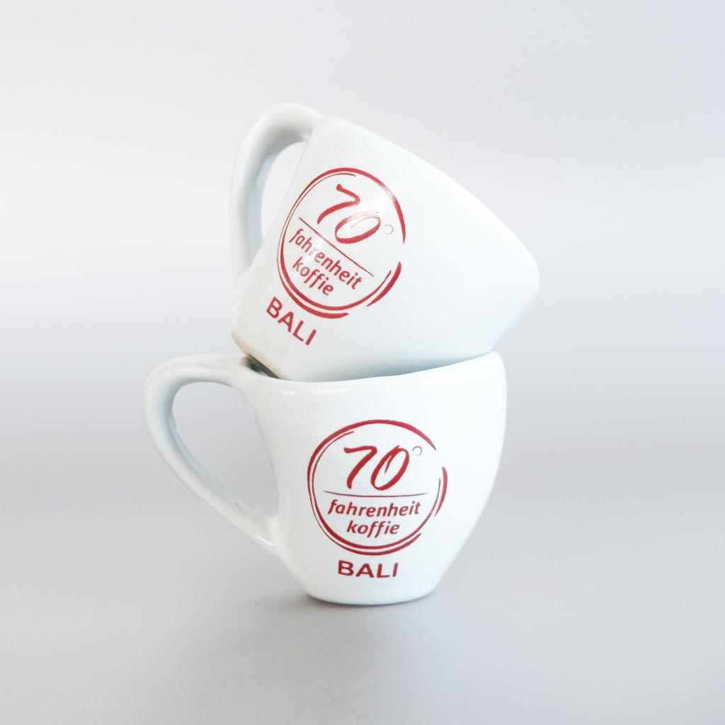 ISI 2 Brew Espresso Coffee Cup/ Cangkir Espresso 70 Fahrenheit Koffie