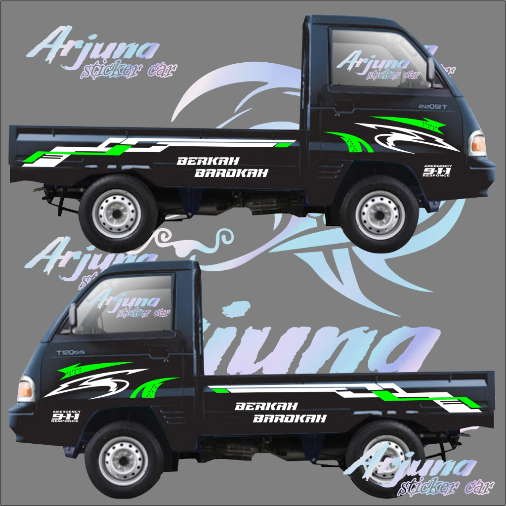 stiker mobil pick up suzuki futura sticker bodi samping terbaru