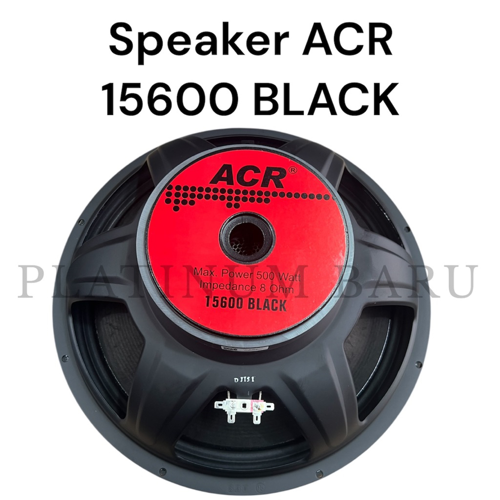 Speaker ACR 15 Inch 15600 Black Speaker Midbass - Woofer 15 500 Watt Asli Original