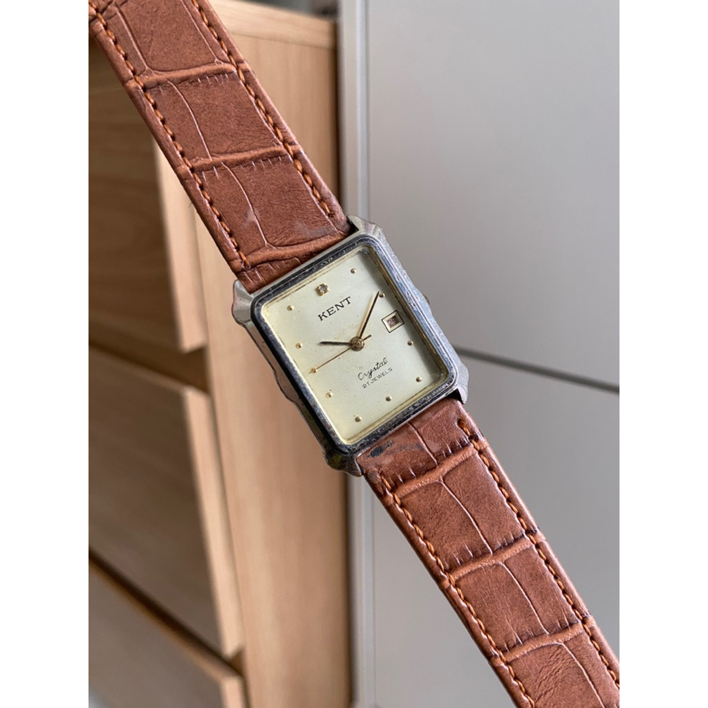 jam tank manual winding vintage merk kent