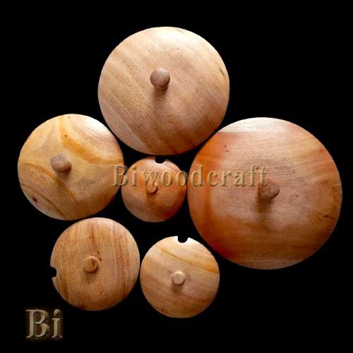 Tutup Mangkok Kayu Mahoni - Biwoodcraft