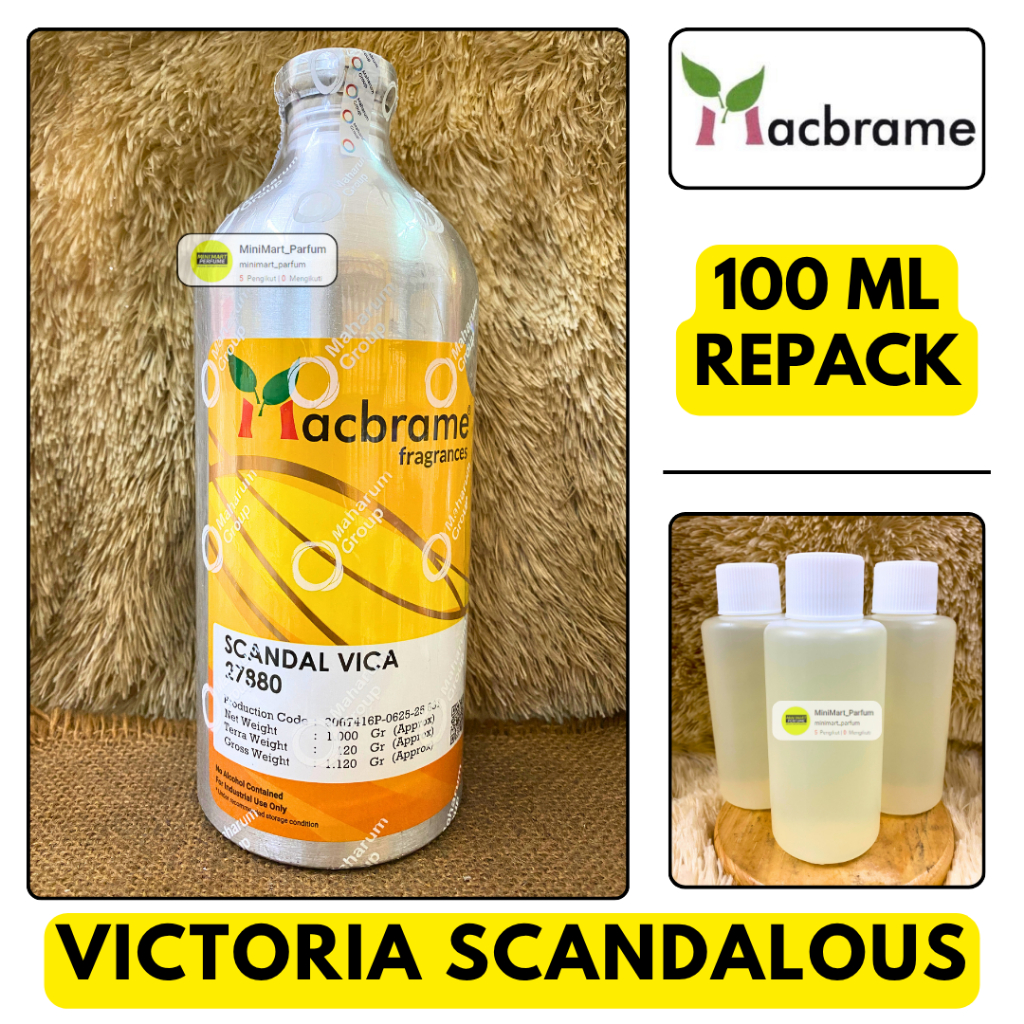 Bibit Parfum Victoria Scandalous Repack 100 ML MURNI Macbrame