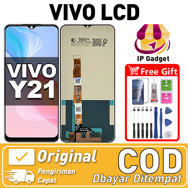 ORI FOR LCD VIVO Y21 Fullset Original LCD HP VIVO Y21 Asli Touchscreen Layar Sentuh HP COD
