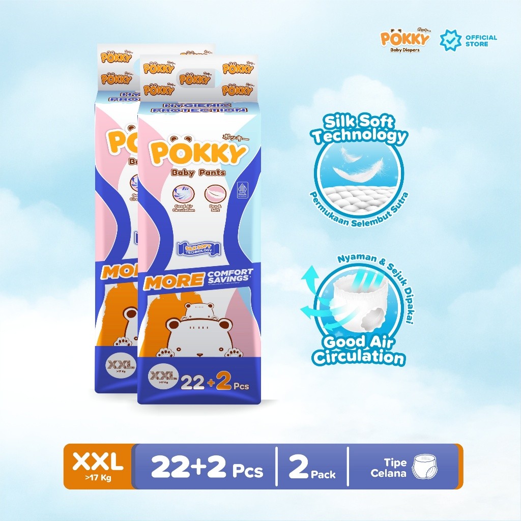 POKKY PANTS BALL PACK M14/L12/XL10 - Gambar 4