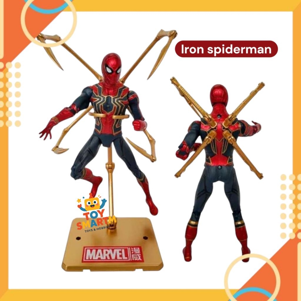 Figure Iron Spider Marvel Action Figure Super Hero Iron Spiderman