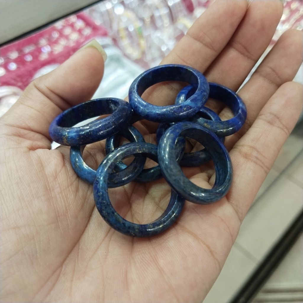 LIMITED EDITION Cincin Batu Lapis Lazuli Natural