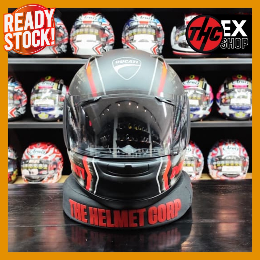 HELM ARAI ASTRO IQ DUCATI SIZE M 2ND FULL FACE 2ND HELMET ARAI