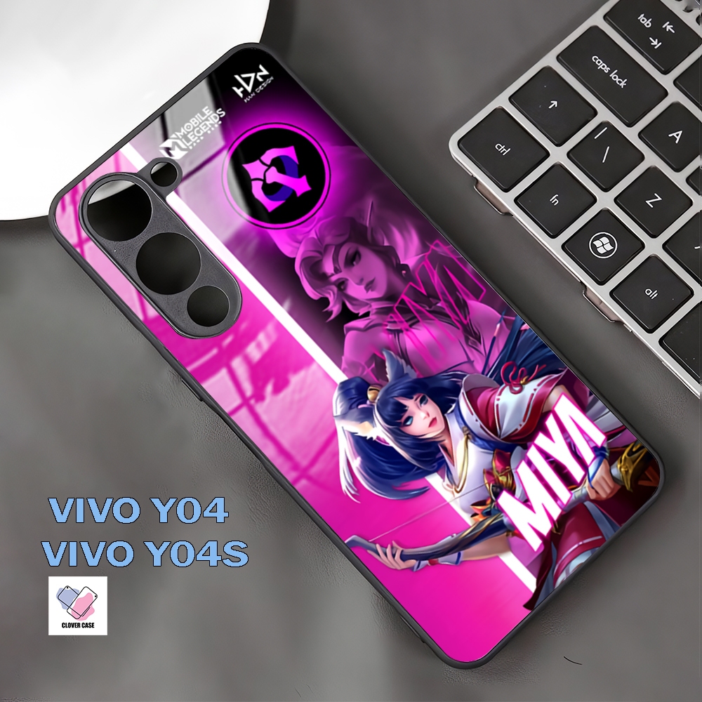 [ML30]  Case Glossy Case | VIVO Y04 | VIVO Y04S  | CASE KEKINIAN LUCU |  Casing Hp Kilau Motif ML