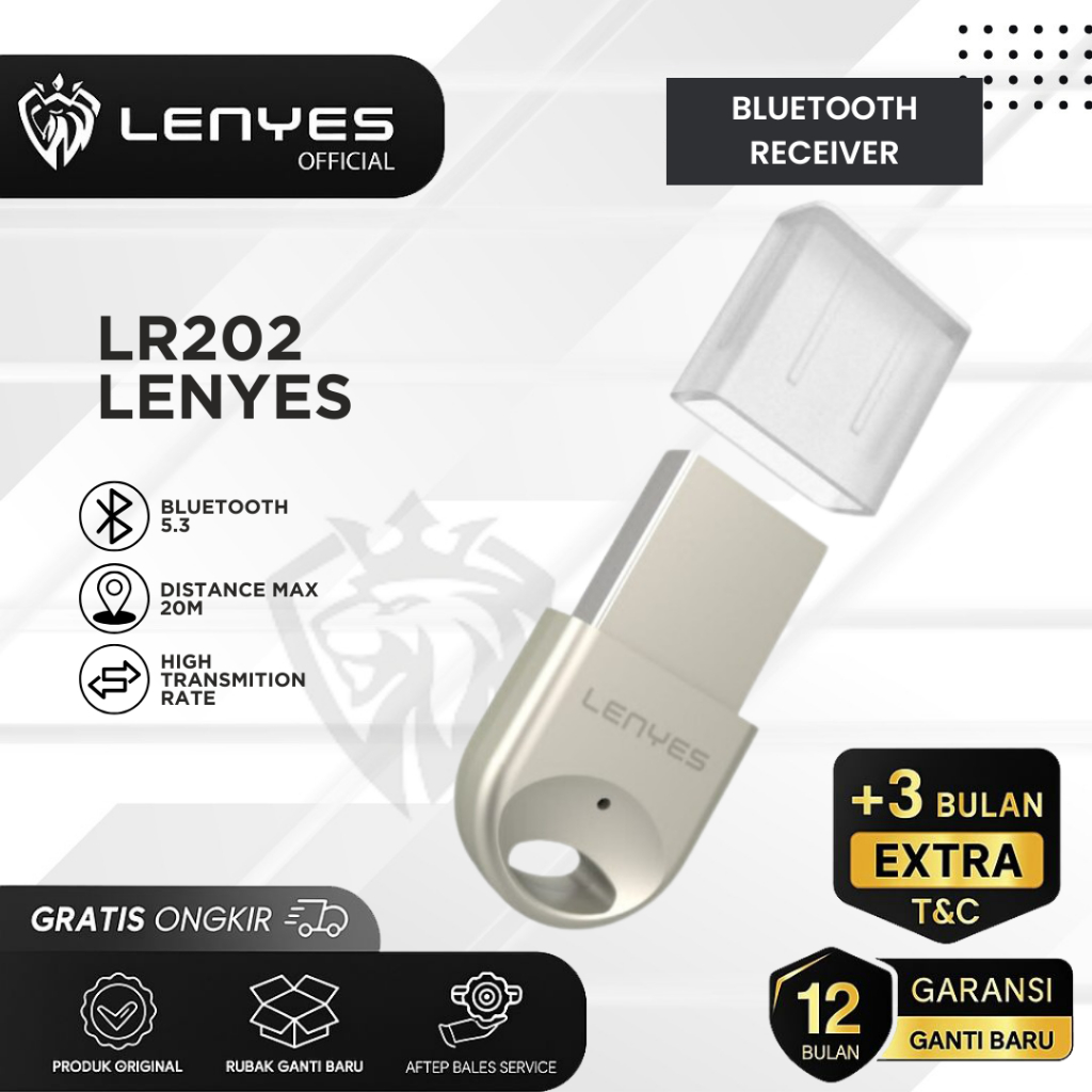Lenyes LR202 LR203 bluetooth receiver usb wireless adapter car speaker