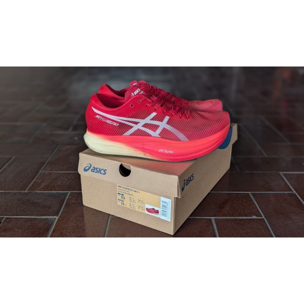 preloved running shoes asics metaspeed sky+