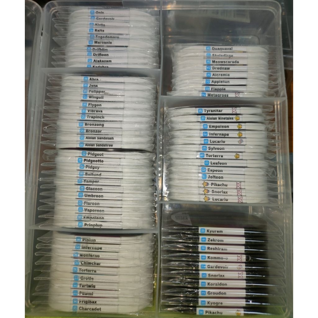 Original Mezatag Pokemon Mezastar Indonesia Bintang 6 Season 2 - Bintang 6 Superstar Tag Hitam (Kora