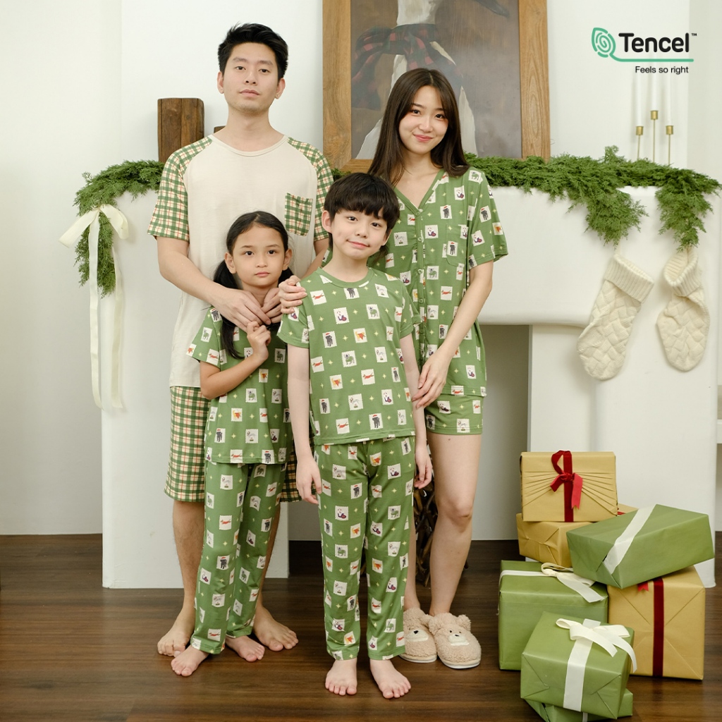 Cielyn |  TENCEL™ MicroModal  | Tootsie | Piyama Couple Keluarga