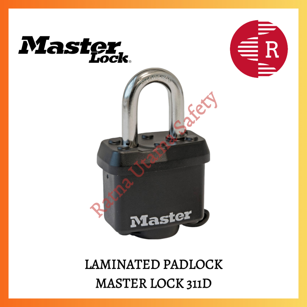 LAMINATED PADLOCK MASTER LOCK 311D