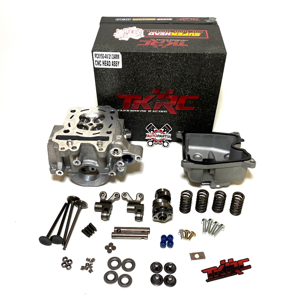 CYLINDER HEAD 4 KLEP TKRC VARIO 125 VARIO 150 PCX 150 ADV 150 HEAD Klep 21 24 PORTING CNC 4KLEP 4 VA
