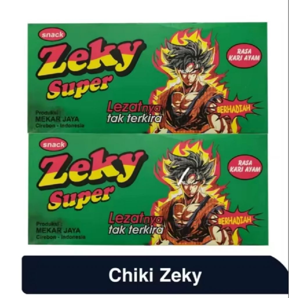chiki Zeky super berhadiah (1 dus isi 40 )