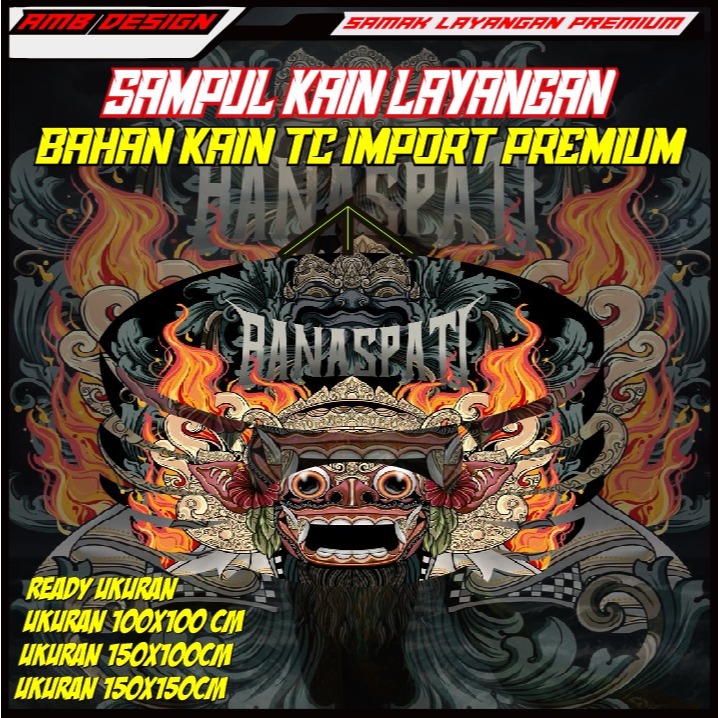 AMB - SAMAK LAYANGAN | BARONG VERS | BAHAN KAIN TC IMPORT LAYANG LAYANG