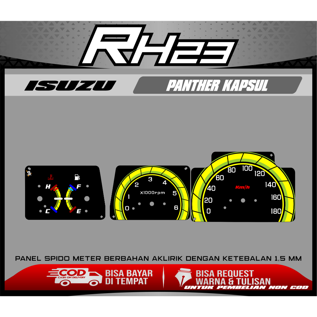 PAPAN SPEEDOMETER COSTUM ISUZU PANTHER KAPSUL